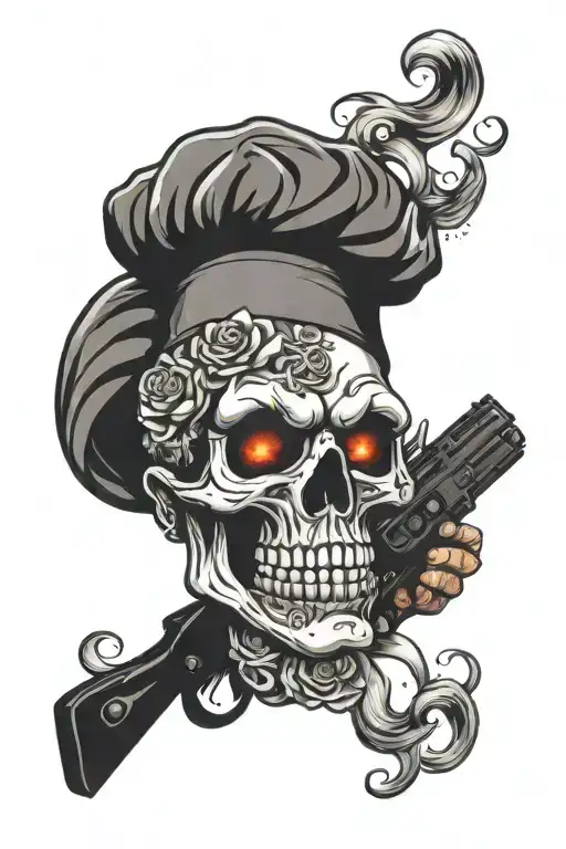 Chef Skull Gun Morphing