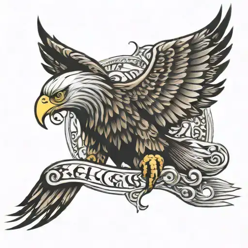 Eagle Wings On Back