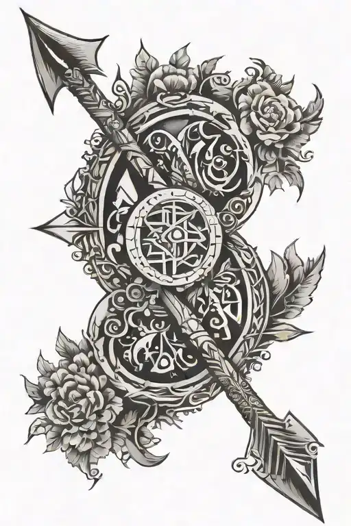 I Want An Arrow And Combine It With The Word Shema In Hebrew