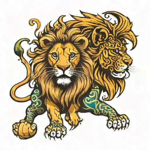 Lion And Shahmaram
