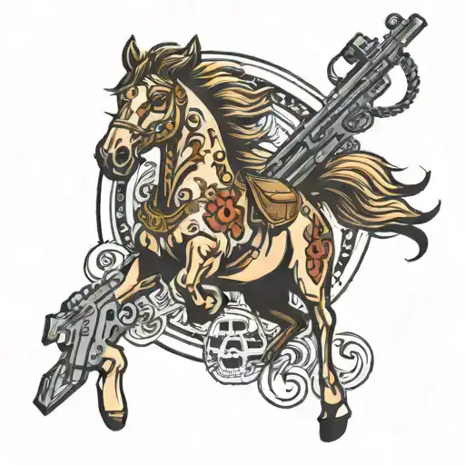 Mustang And Guns