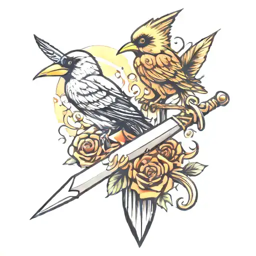 Dagger And Bird