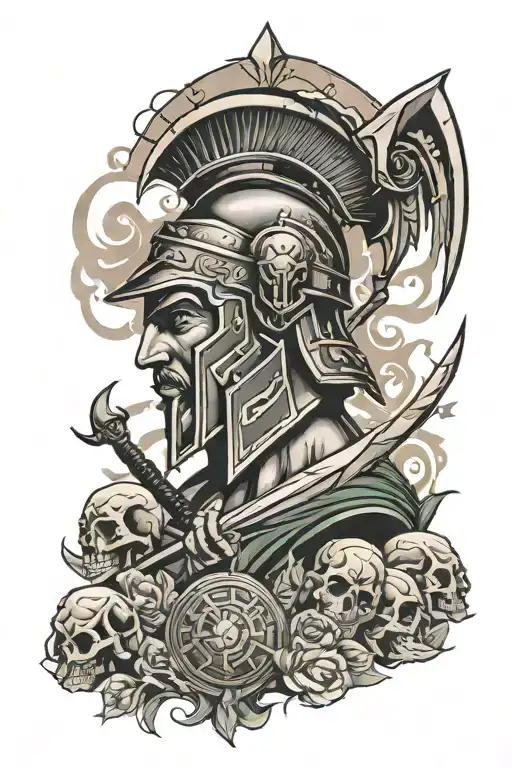 Spartan Warior Mythology Sleeve