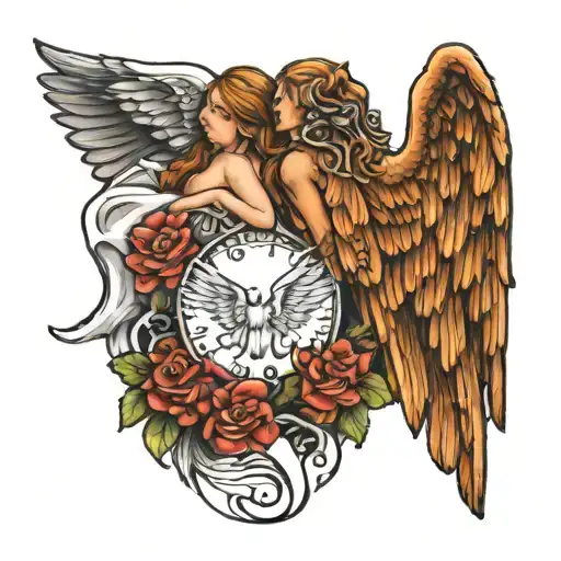 Siblings Angel Wings