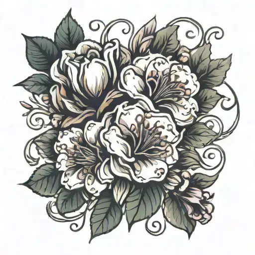 Birth Flowers Intertwined