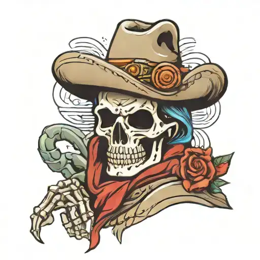 Cowboy Skeleton Burrito