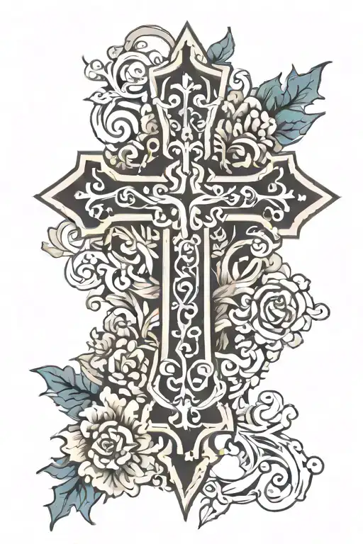 Italian Cross Surrounded