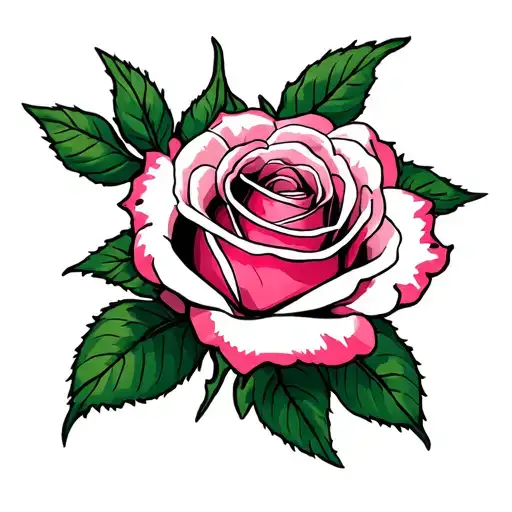 Emo Rose With Eternal Love