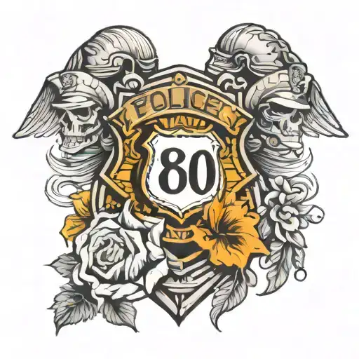 Incorporate Police Badge Numbers 80 And 45