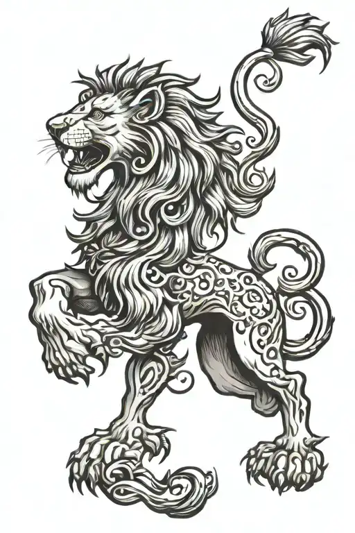 Lion Rampant Lion