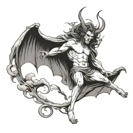 Satan Being Cast Out Of Heaven