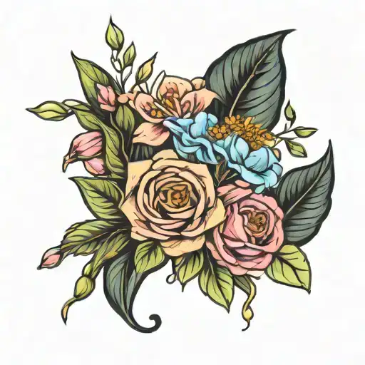 Birth Flower Bouquet