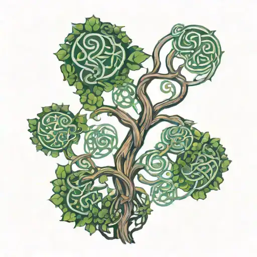 Celtic Tree Growing