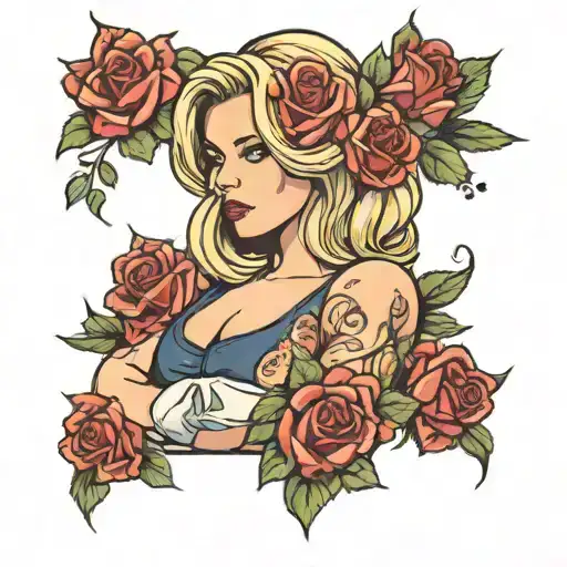 Rose Tyler Pinup Girl