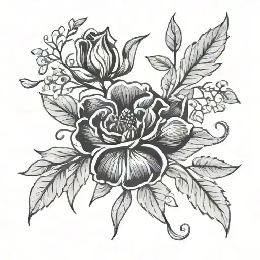 July Birth Flower And March Birth Flower