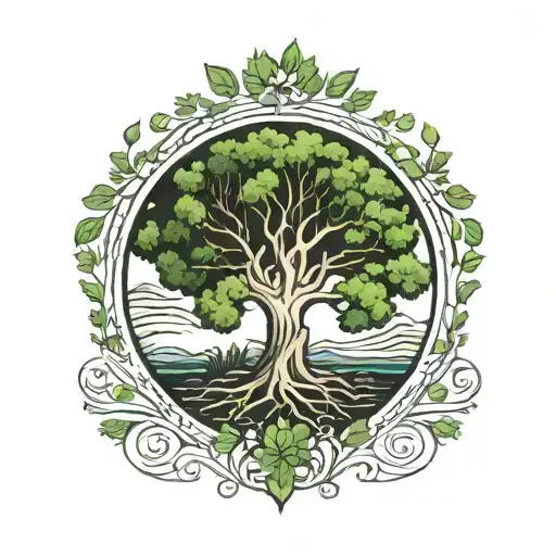 Traditional Baltic Tree Of Life