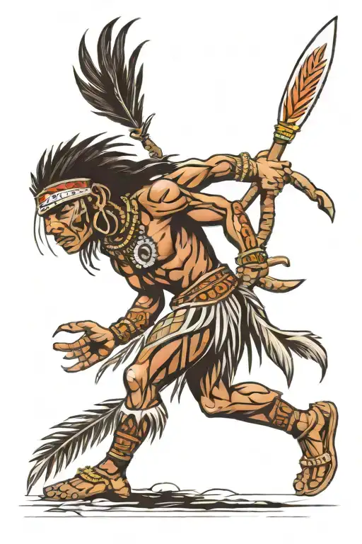 Taino Indian Warrior