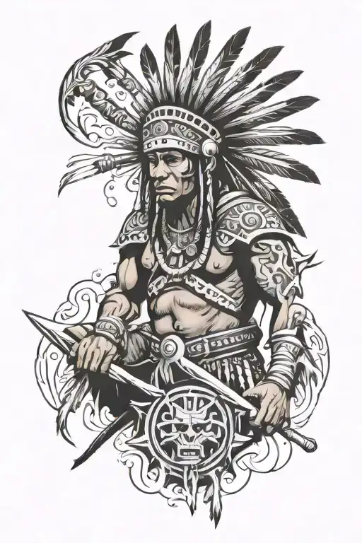 Taino Indian Warrior