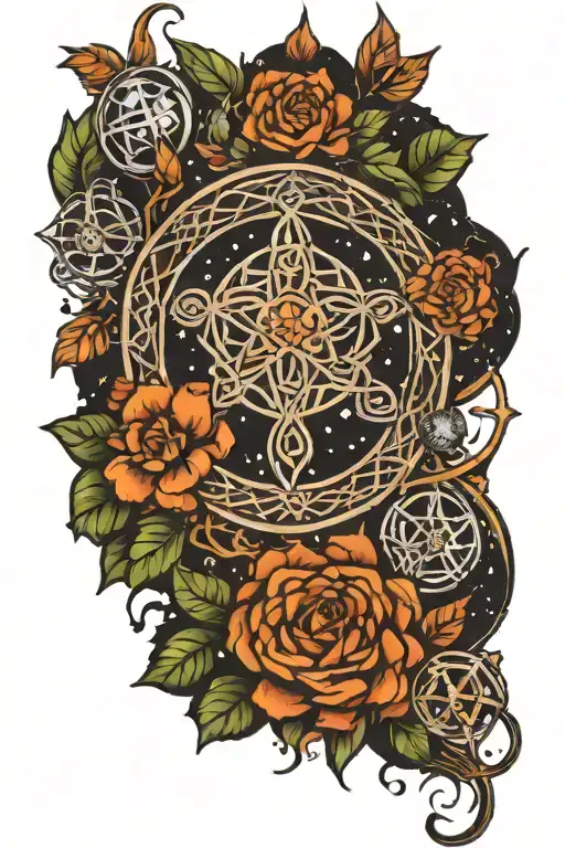 Space Celtic Nature Inspired