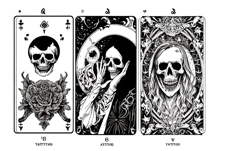 Gothic Death Tarot Card