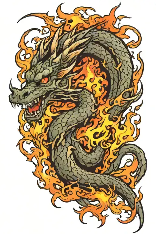 Dragon Breathing Fire