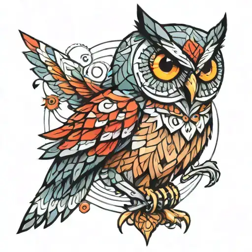 Geomatric Owl