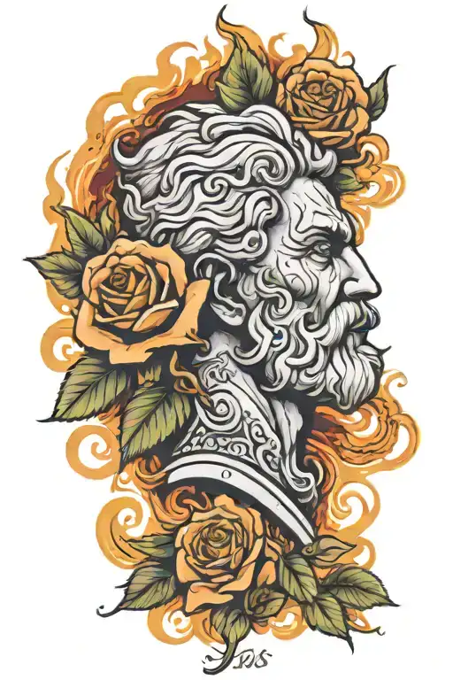 Rose Mythology Zeus Fire