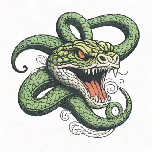 Snake With Head Cutt Off