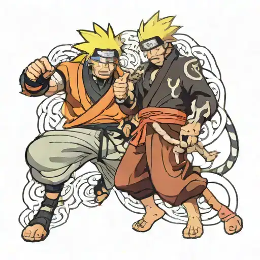 Naruto Vs Jiraiya Character