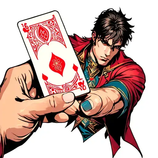 Gambit Tossing A Card