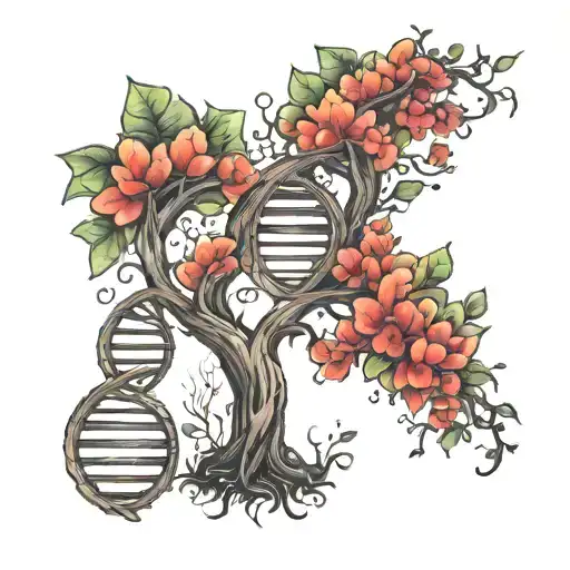 Tree And Dna Double Helix