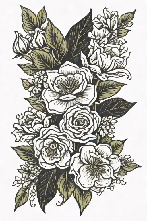 Birth Flower Bouquet