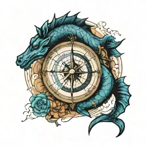 Hippocampus Compass Sea Charts