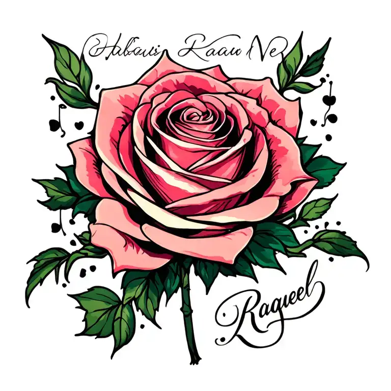 Rose With The Name Raquel