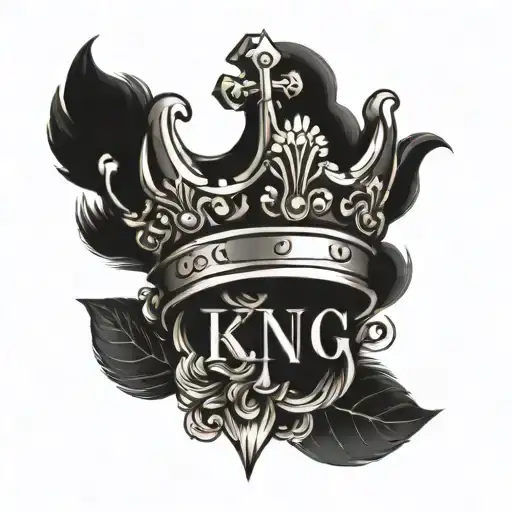 Kings Crown With Roman Numeral 3