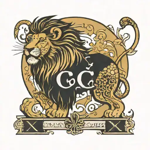 A Lion With Letters Cxxix