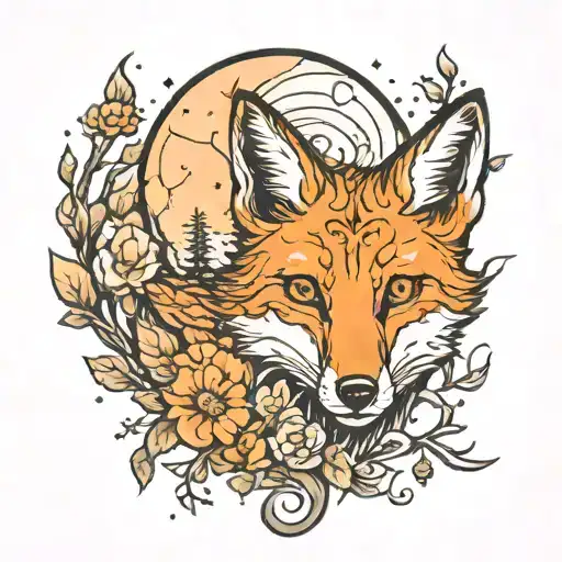 Shiv Ji Hiraeth Moon Forest Fox