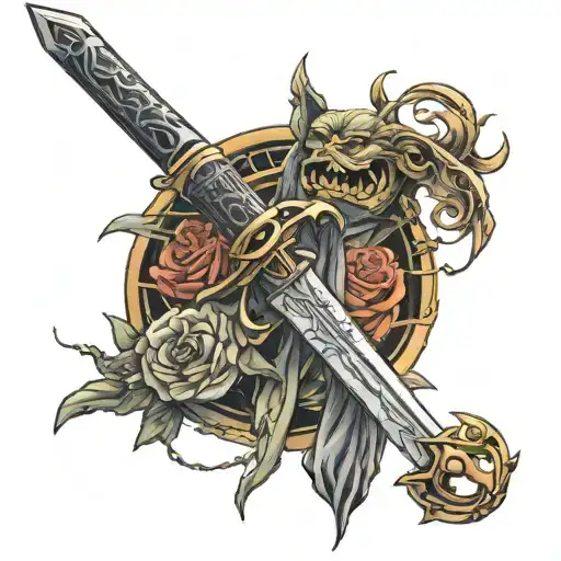 Starwars And Lord Of The Rings Sword