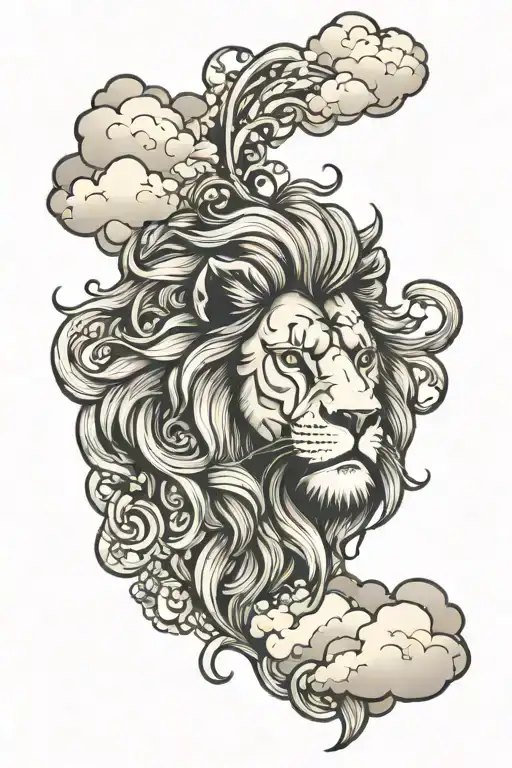 Lion And Cloud