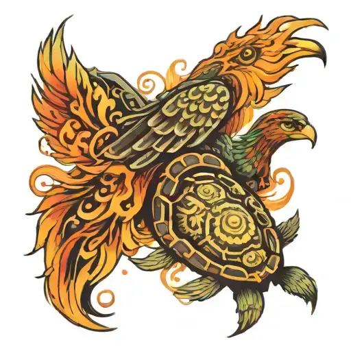 Phoenix And Turtle