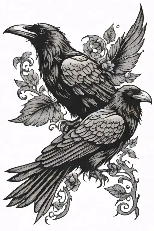 Raven And Shadow