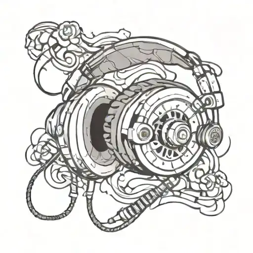 Headphones Music Dj Comics