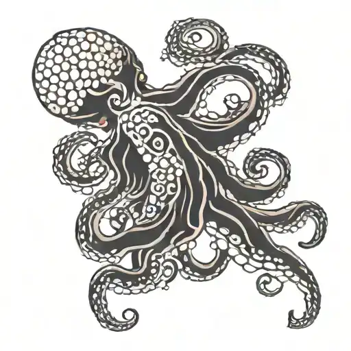 Japanese Octopus Side Profile