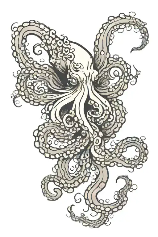 Octopus Rough Waters