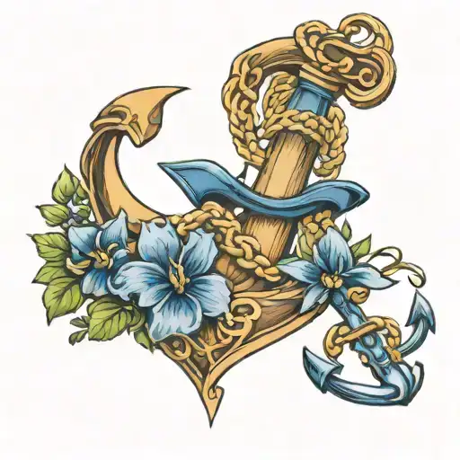 Bluebonnet Anchor Intertwined