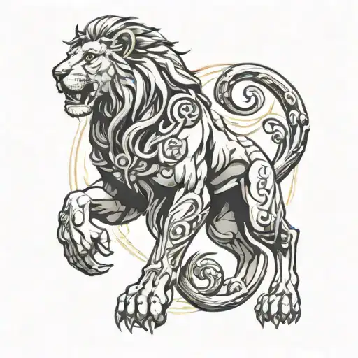 Symbol Of Escanor The Lion Of Pride