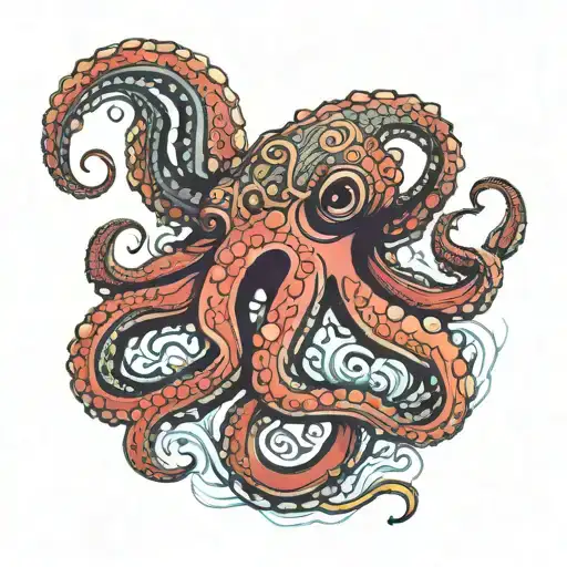 Bull Fighting Octopus