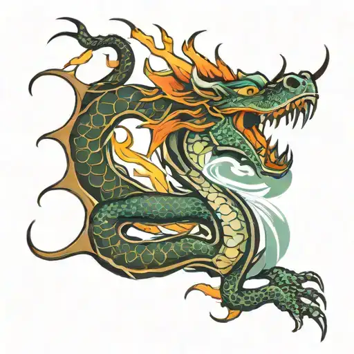 Dragon Breathing Fire