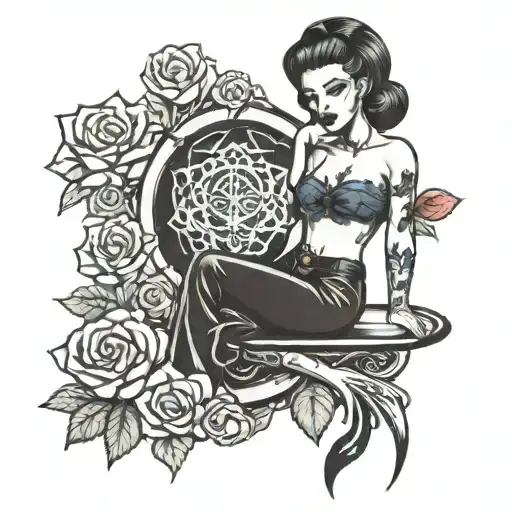 Goth Pin Up Girl