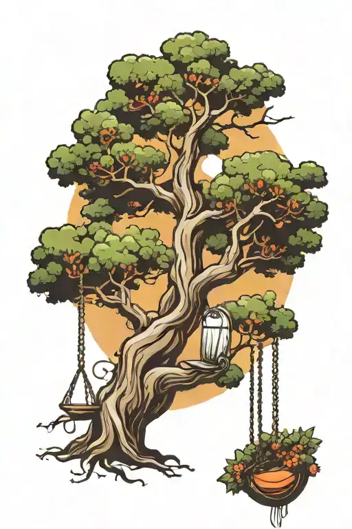 Tree And Swing